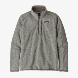Patagonia grey sweater - Sustainable, ethical gift guide for teens